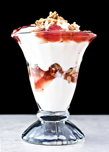 Strawberry, Coconut Parfait