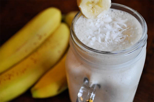 Coconut, Banana Colada Smoothie