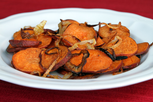 Spicy Roasted Sweet Potatoes