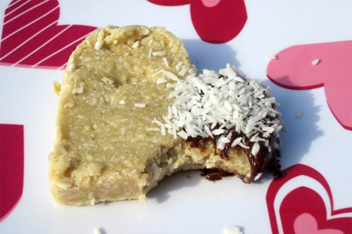 No-Bake Chocolate-Dipped Macaroons