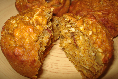 Pumpkin, Coconut Muffins