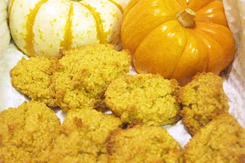 Gluten-Free Pumpkin Coconut Macaroon Cookies