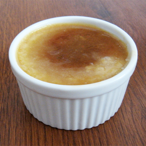 Coconut Milk, Honey Crème Brûlée