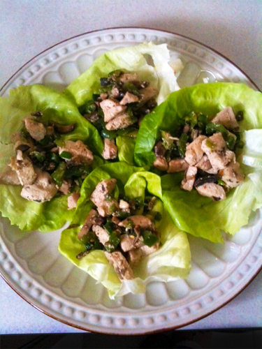 Asian Chicken Lettuce Wraps