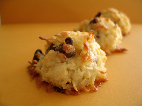 Chocolate and Orange Coconut Macaroons