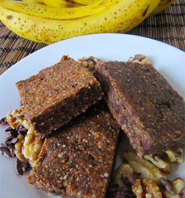 Chocolate, Banana, Walnut Super Omega-3 Energy Bars