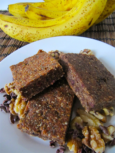 Chocolate, Banana, Walnut Super Omega-3 Energy Bars