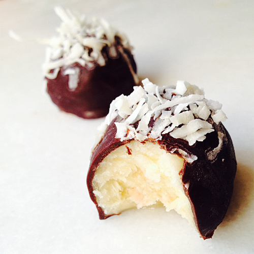 Coconut Oil, Chocolate, Banana Bonbons