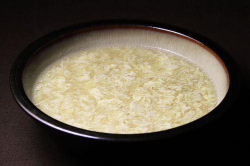 Egg Drop Soup with Coconut Oil