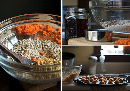 Healthy, Carrot, Oatmeal Bites