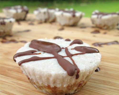 No-Bake Coconut, Banana Cream Bites