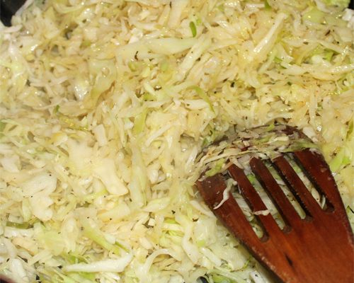Pan-Fried Cabbage