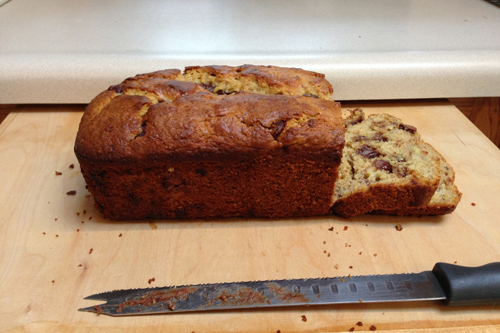 Honey Whole Grain Einkorn Banana Bread