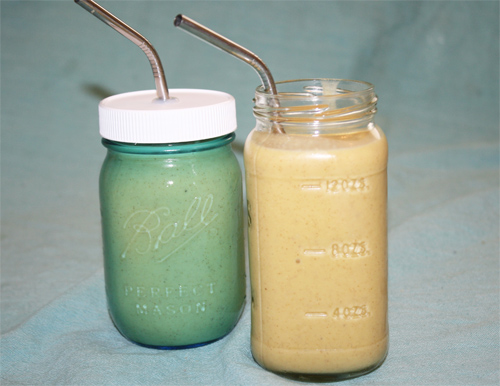 Quick Tropical Coconut Smoothie