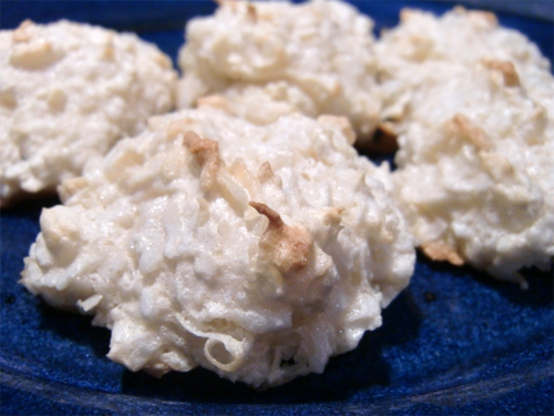 Coconut, Orange Macaroons