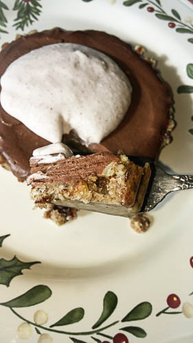 Chocolate Coconut Mousse Tart