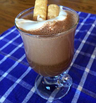Dairy-Free S’mores Coffee with Maple Marshmallow Cream
