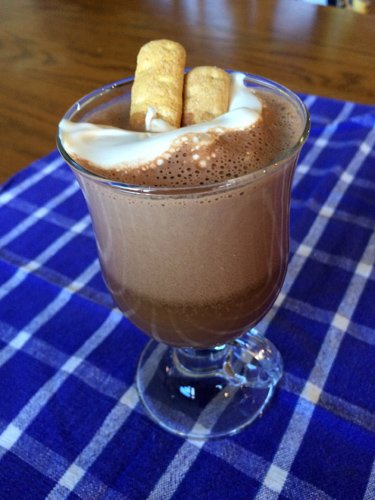 Dairy-Free S’mores Coffee with Maple Marshmallow Cream