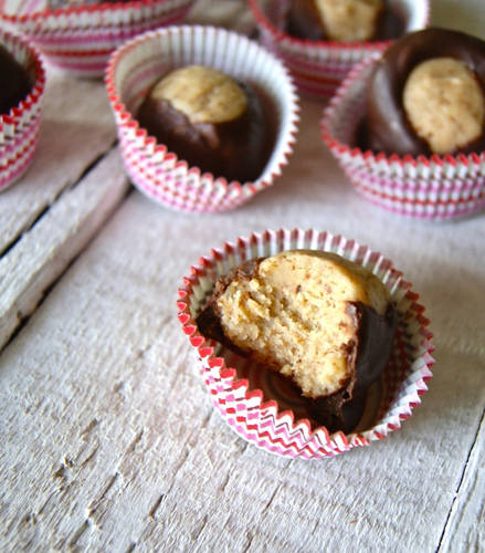 Almond Butter Buckeyes