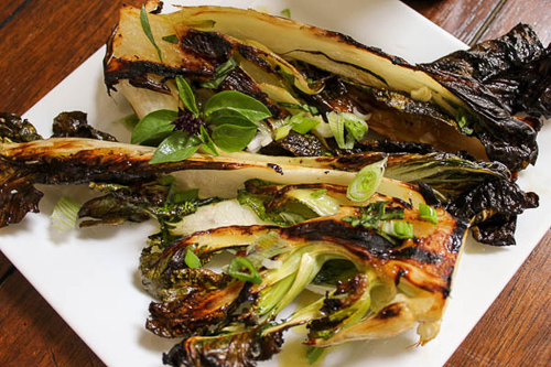 Grilled Bok Choy