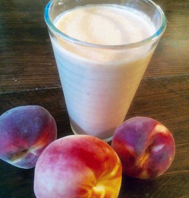 Peaches and Cream Dairy-Free Smoothie