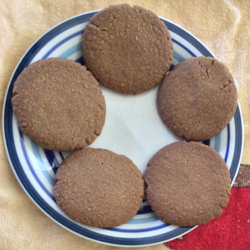 Whole Wheat Coconut Cookies