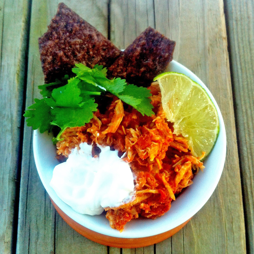 Easy Crock-Pot Chicken Fajita Bowls