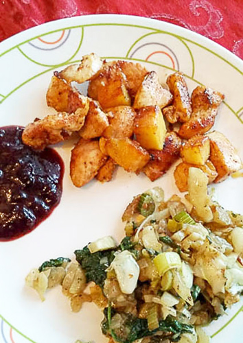 Berry BBQ Skillet Chicken