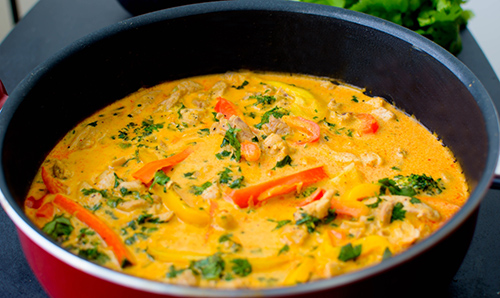 Dairy-Free Thai Red Chicken Coconut Curry