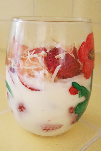 Toasted Coconut Yogurt Parfait