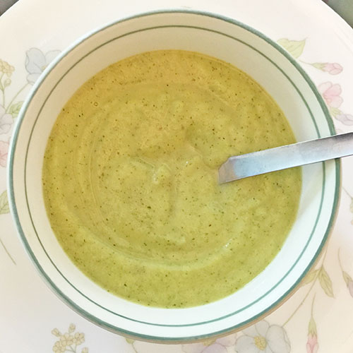 Creamy, Dairy-Free Coconut Zucchini Soup