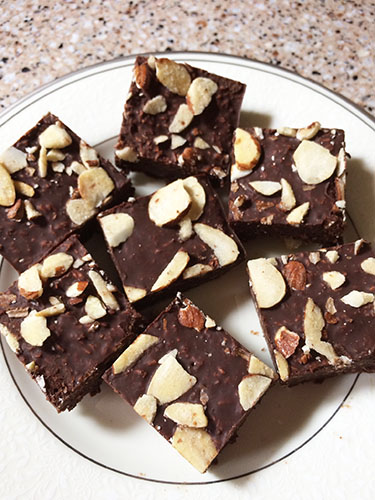 No-Bake Toasted Coconut Fudge Bars