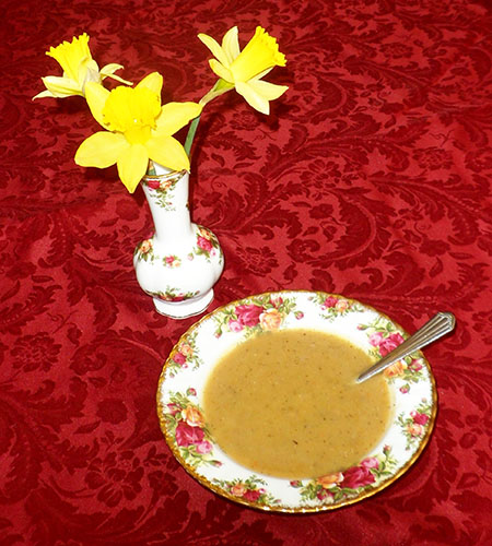 Split Pea, Vegetable, and Chicken Sausage Soup