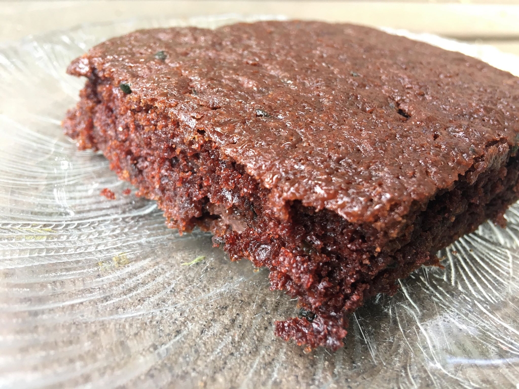 Double Chocolate Zucchini Brownies