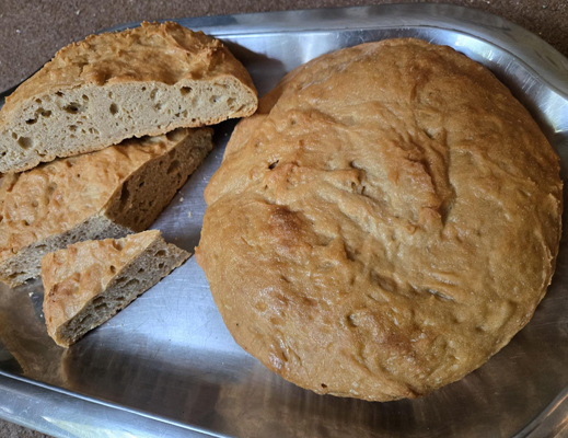 Einkorn Dutch Oven Bread